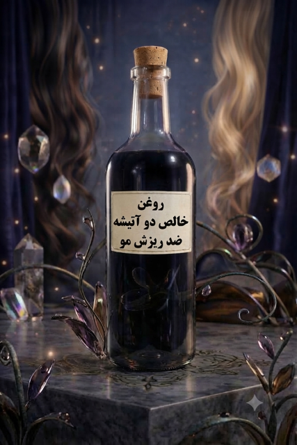 روغن خالص دست ساز ضد ریزش مو دو آتیشه ۵۰ سی سی